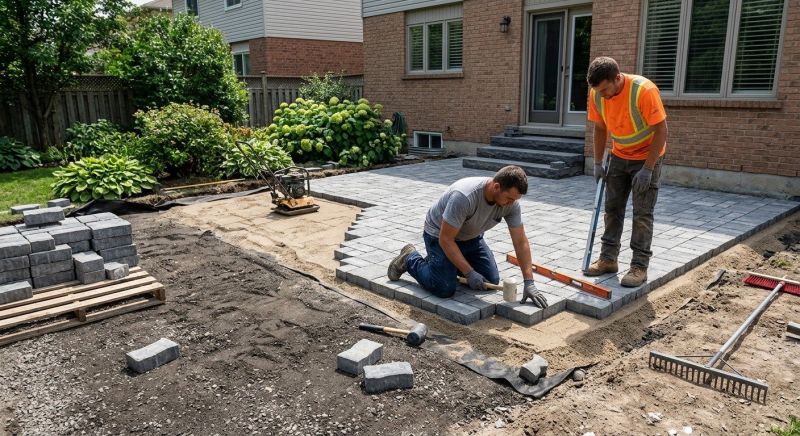 Paver Patio Installation in Boston, MA